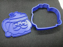 Load image into Gallery viewer, Santa Mug Christmas Cookie Cutter 3D Printed Biscuit Stamp Fondant Icing Decor2
