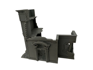 Destroyed House Ruin WW2 Building Terrain Tabletop Wargaming 28mm