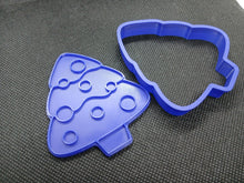 Load image into Gallery viewer, Christmas Tree Cookie Cutter 3D Printed Biscuit Stamp Fondant Icing Decoration2

