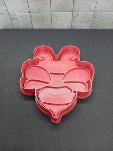 Bee Cookie Cutter 3D Printed Biscuit Stamp Fondant Icing Cake Decoration