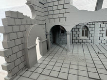 Load image into Gallery viewer, Ruined Church Tabletop Terrain Wargaming Destroyed Ruins Building 28mm
