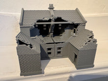 Load image into Gallery viewer, Ruined English Houses Victorian 28mm WW2 Tabletop Terrain Wargaming Buildings V1
