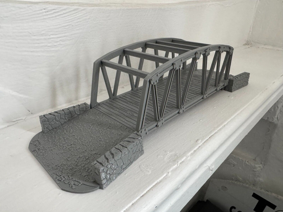 Steel Girder Style Sectional Tank Bridge System & Ramps 28mm Wargaming ...