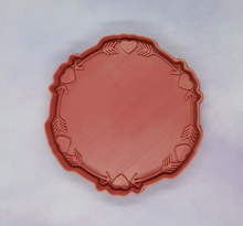 Load image into Gallery viewer, Hearts and Arrows Cookie Cutter 3D Printed Biscuit Stamp Fondant Icing Cake
