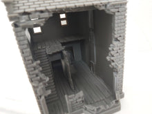 Load image into Gallery viewer, Destroyed 28mm Detached House with Shed Wargaming Building Tabletop Gaming
