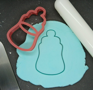 Baby Bottle Outline Cookie Cutter 3D Printed Biscuit Fondant Icing Baby Shower