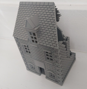 Small Ruined Town House Tabletop Terrain Wargaming Buildings 28mm