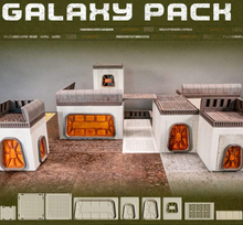 Load image into Gallery viewer, 28mm 32mm Galaxy Pack Wargaming Layout Terrain Buildings Doors Walkway Barricade1
