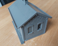 Load image into Gallery viewer, Public Toilet Warehouse Building Workshop Wargaming Industrial 28mm Shed Lockup
