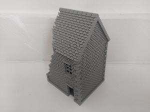 Small Ruined Town House Tabletop Terrain Wargaming Buildings 28mm