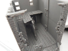 Load image into Gallery viewer, Destroyed 28mm Detached House with Shed Wargaming Building Tabletop Gaming
