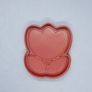Tulip Cookie Cutter 3DPrinted Flower Biscuit Stamp Fondant Icing Cake Decoration