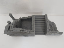 Load image into Gallery viewer, Stepped Stoned Ruins Tabletop Terrain Wargaming Destroyed Building 28mm
