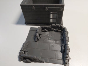 Armory Jail Style Building Wargaming Industrial 28mm German Armoury Sandbags