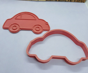 Car Vehicle Cookie Cutter 3DPrinted Flower Biscuit Stamp Fondant Decoration