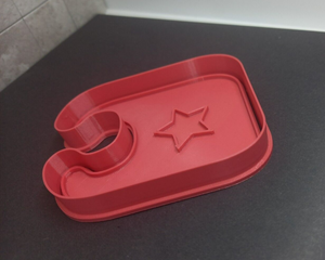 Baby Bib Cookie Cutter 3D Printed Biscuit Stamp Fondant Baby Shower Cake