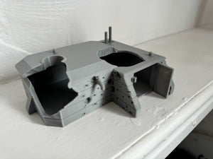 WW2 Destroyed Bunker 6 D-Day Wargaming Ruined Terrain Scenery 28mm 3d Printed