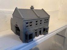 Load image into Gallery viewer, Ruined English Houses Victorian 28mm WW2 Tabletop Terrain Wargaming Buildings V1
