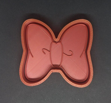 Load image into Gallery viewer, Bow Cookie Cutter Minnie Mouse Inspired 3D Printed Biscuit Stamp Fondant Cake
