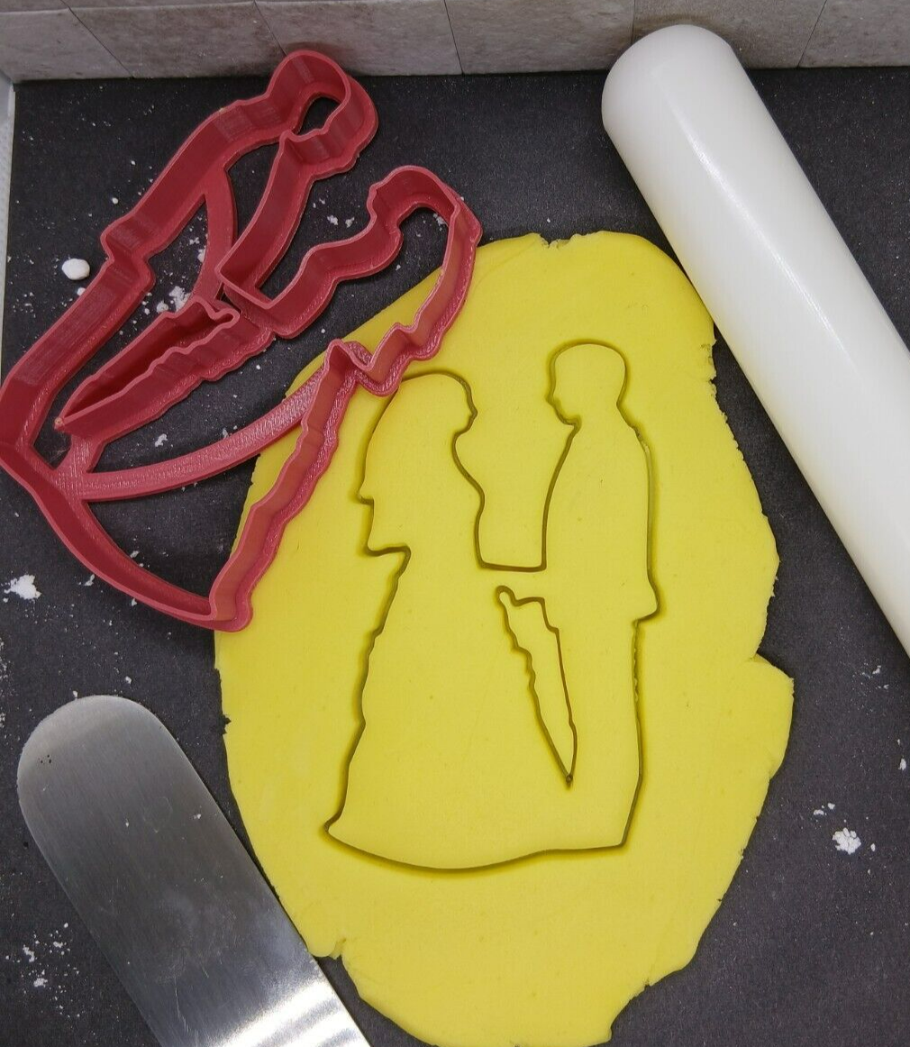 Bride And Groom Wedding Silhouette Cookie Cutter – Made In USA