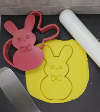 Load image into Gallery viewer, Rabbit Bunny Cookie Cutter 3DPrinted Biscuit Stamp Fondant Icing Cake Decoration
