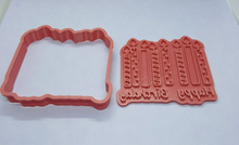Load image into Gallery viewer, Happy Birthday Candles Cookie Cutter 3D Printed Biscuit Stamp Fondant Icing Cake
