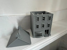 Load image into Gallery viewer, Large 3 Storey Town House Mansion Tabletop Terrain Wargaming Buildings 15mm
