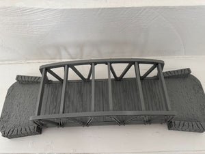 Steel Girder Style Sectional Tank Bridge System & Ramps 28mm Wargaming Scenery