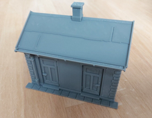 Load image into Gallery viewer, Public Toilet Warehouse Building Workshop Wargaming Industrial 28mm Shed Lockup
