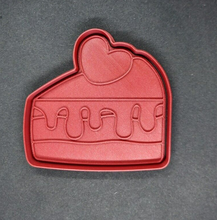 Load image into Gallery viewer, Cake Slice Cookie Cutter 3D Printed Biscuit Stamp Fondant Icing Cake Decoration
