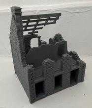 Load image into Gallery viewer, 28mm Destroyed House Ruin - Destroyed Wargaming Building Terrain Villers Bocage2
