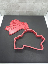 Load image into Gallery viewer, Rose with Scroll Cookie Cutter 3D Printed Biscuit Stamp Icing Cake Decoration
