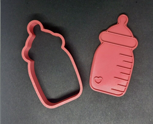 Baby Milk Bottle Cookie Cutter 3DPrinted Biscuit Stamp Fondant Icing Baby Shower