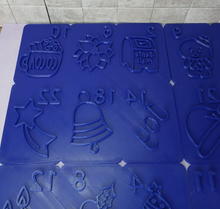 Load image into Gallery viewer, Advent Calendar 24 Christmas Cookie Cutter Set 3D Printed Biscuit Stamp Fondant2
