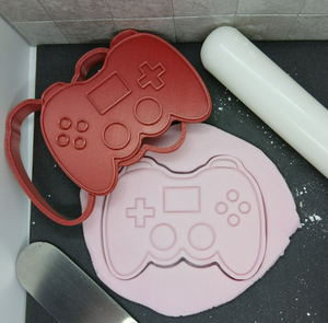 Gaming Controller Cookie Cutter 3D Printed Biscuit Stamp Fondant Icing Cake