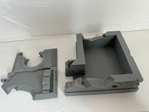 WW2 Destroyed Bunker 5 D-Day Wargaming Ruined Terrain Scenery 28mm 3d Printed