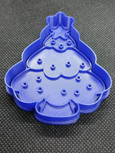 Load image into Gallery viewer, Christmas Tree with Star Cookie Cutter 3D Printed Biscuit Stamp Fondant Decor1
