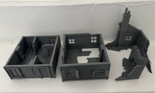 Load image into Gallery viewer, 28mm Destroyed Checkpoint Ruin - Destroyed Wargaming Army Building Terrain3
