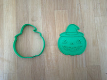 Load image into Gallery viewer, Halloween 3D Printed Cookie Cutter Set of 6 Ghost Pumpkin Bat Stamp Baking Shape
