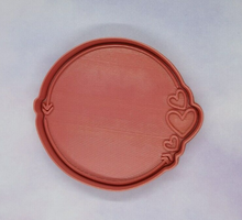 Load image into Gallery viewer, Hearts and Arrows Cookie Cutter 3D Printed Biscuit Stamp Fondant Icing Cake

