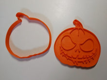 Load image into Gallery viewer, Pumpkin Halloween 3DPrinted Cookie Cutter and Stamp Spooky Baking Tool
