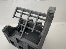 Load image into Gallery viewer, 28mm Destroyed House Ruin - Destroyed Wargaming Building Terrain Villers Bocage4
