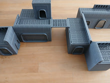 Load image into Gallery viewer, 28mm 32mm Galaxy Pack Wargaming Layout Terrain Buildings Doors Walkway Barricade3
