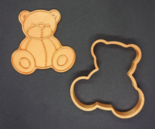 Load image into Gallery viewer, Teddy Bear Cookie Cutter 3D Printed Biscuit Stamp Fondant Icing Cake Decoration
