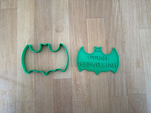 Halloween 3D Printed Cookie Cutter Set of 6 Ghost Pumpkin Bat Stamp Baking Shape