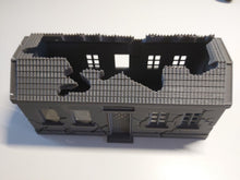 Load image into Gallery viewer, Destroyed House Barn or Workshop Style Wargaming 28mm Ruin Building
