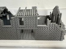 Load image into Gallery viewer, Stone Barn Ruins Tabletop Terrain Wargaming Destroyed Farm Building 28mm
