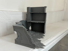 Load image into Gallery viewer, Destroyed House Ruin WW2 Building Terrain Tabletop Wargaming 28mm
