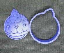 Load image into Gallery viewer, Bauble Christmas Cookie Cutter 3D Printed Biscuit Stamp Fondant Icing Decoration3
