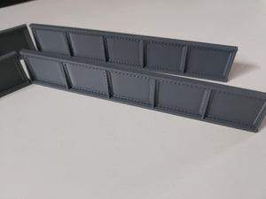 4 x Bridge Girder Sides for Model Railway Single Track Bridge OO N TT120 Gauges